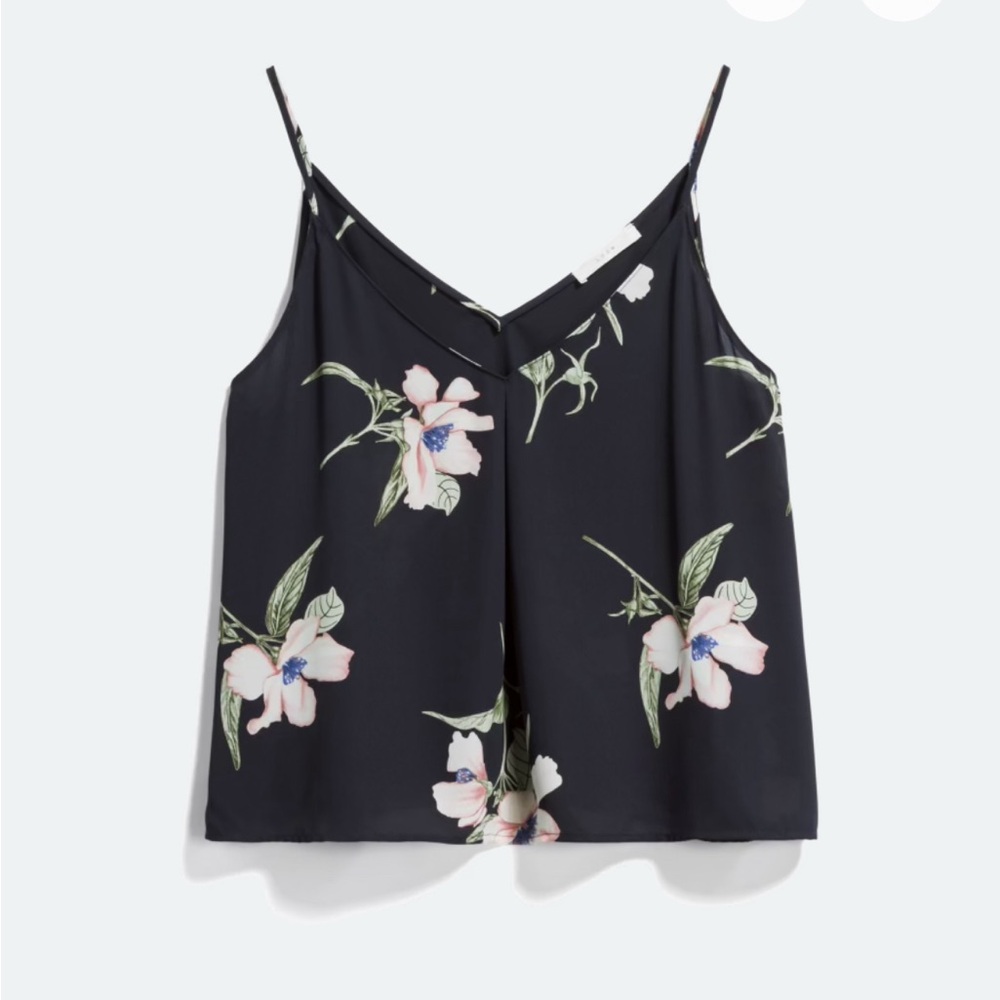 Floral Black Women's Top
